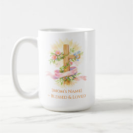 Custom Christian Mother’s Day Cross Mug コーヒーマグカップ