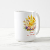 Custom Christian Sun Floral Mother’s Day Mug コーヒーマグカップ (正面右)
