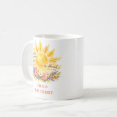Custom Christian Sun Floral Mother’s Day Mug コーヒーマグカップ (正面左)