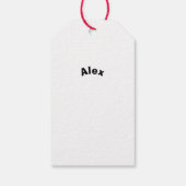 Custom Christmas ギフトタグ (裏面)