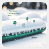 Custom Christmas スクエアシール (正面)