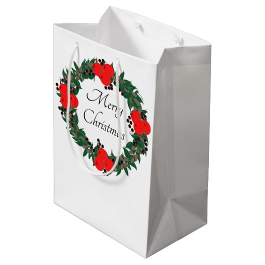 Custom Christmas ミディアムペーパーバッグ (裏面アングル)