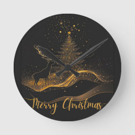 Custom Christmas  ラウンド壁時計