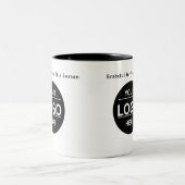 Custom Christmas Business Logo Branded Coffee Mug ツートーンマグカップ (中央)