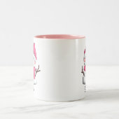 Custom Christmas Coffee Gift ツートーンマグカップ (中央)