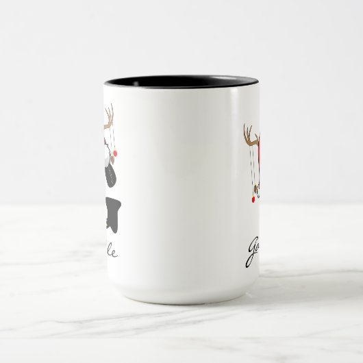 Custom Christmas Coffee Mug Gift for Coworkers マグカップ (中央)