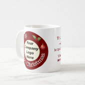 Custom Christmas Corporate Promotional Mug コーヒーマグカップ (正面左)