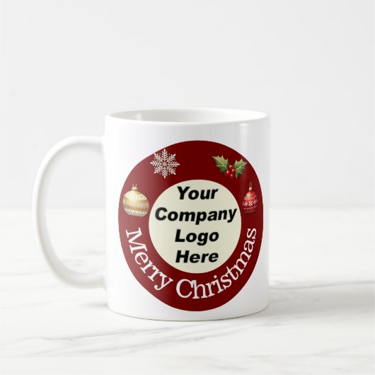Custom Christmas Corporate Promotional Mug コーヒーマグカップ (左)