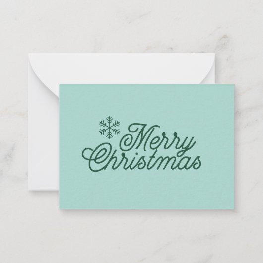Custom Christmas Coupon Card Redeemable Gift  ノートカード (裏面)