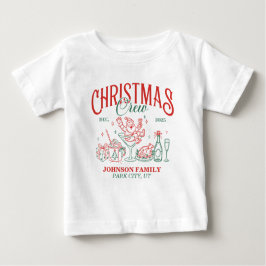 Custom Christmas Crew Matching Family Group ベビーTシャツ