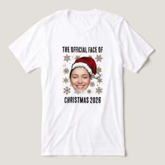 Custom Christmas Face Design トライブレンドTシャツ