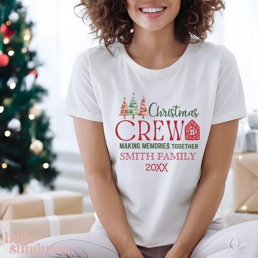 Custom Christmas Family Shirt  Make Memories  トライブレンドＴシャツ