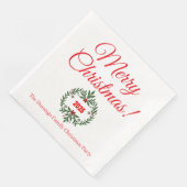 Custom Christmas Festive Floral Wreath Dinner (コーナー)