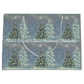 Custom Christmas Gift Bag for that special person ラージペーパーバッグ (正面)