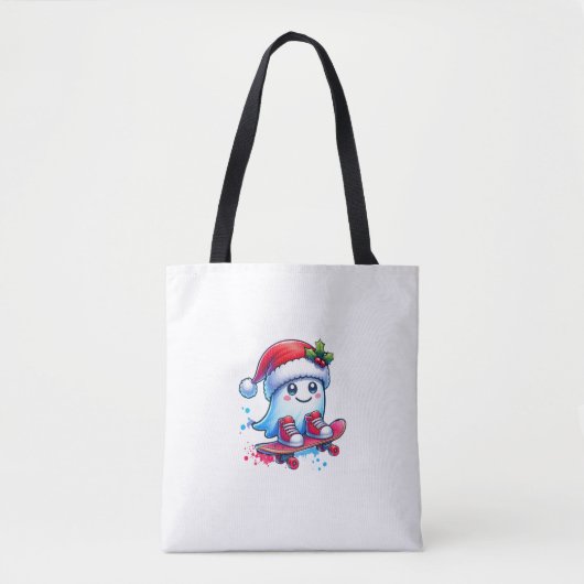 Custom Christmas gift bag,Xmas Holiday Presents トートバッグ (正面)