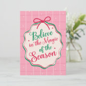 Custom Christmas Greeting Card with Photo シーズンカード (スタンド正面)