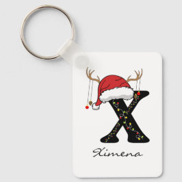 Custom Christmas Holiday Keychain for Mom & Dad キーホルダー
