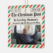 Custom Christmas Memorial Gift, In Loving Memory セラミックオーナメント (左)