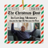 Custom Christmas Memorial Gift, In Loving Memory セラミックオーナメント (正面)