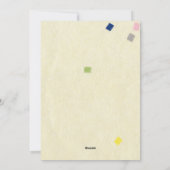 Custom Christmas Minimal Japanese Calligrapy  シーズンカード (裏面)