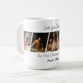 Custom Christmas Photo Coffee Mug コーヒーマグカップ (正面左)
