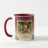 Custom Christmas Photo Mug マグカップ (左)