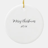 Custom Christmas presents セラミックオーナメント (裏面)