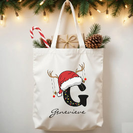 Custom Christmas Tote Bag for Mom or Teacher トートバッグ