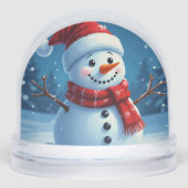 Custom Christmas Winter Snow Globe (正面)