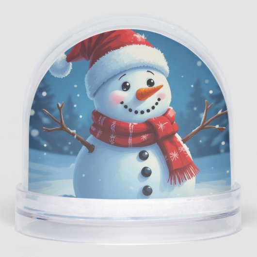 Custom Christmas Winter Snow Globe (正面)