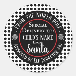 Custom Christmas Workshop ラウンドシール