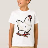 Custom Chubby White Tofu Chicken Tシャツ (正面)