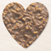 Custom Chunky Chocolate ペーパーコースター (正面)