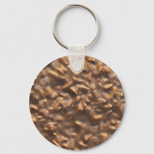 Custom Chunky Chocolate Custom Text キーホルダー (裏面)