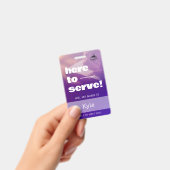 Custom Church Name Badge ID Template バッジ (手持ち)