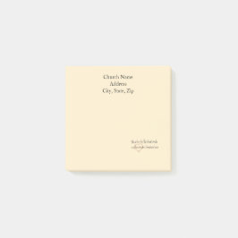 Custom Church Name Blest Be the Tie ポストイット