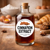 Custom Cinnamon Extract label CN101rd ラウンドシール