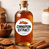 Custom Cinnamon Extract label CN101rd ラウンドシール