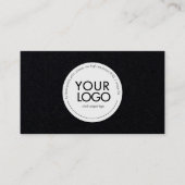 Custom Circle Logo Modern Business card template 名刺 (正面)