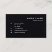 Custom Circle Logo Modern Business card template 名刺 (裏面)