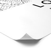 Custom City Map London Wall Art Poster ポスター (角)