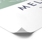 Custom City Map Melbourne Australia Art Poster ポスター (角)