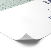 Custom City Map Miami Florida Wall Art Poster ポスター (角)