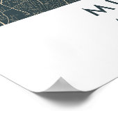 Custom City Map Munich Germany Wall Art Poster ポスター (角)