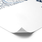 Custom City Map Rome Italy Wall Art Poster ポスター (角)