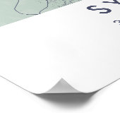 Custom City Map Sydney Australia Poster ポスター (角)