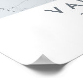 Custom City Map Valencia Spain Wall Art Poster ポスター (角)