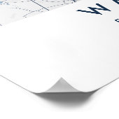 Custom City Map Warsaw Poland Wall Art Poster ポスター (角)