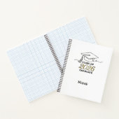 Custom Class of 2026 Graduation Notebook with Gold ノートブック (内部)