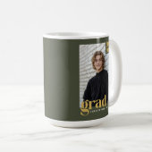 Custom Class of 2026 Photo Graduation コーヒーマグカップ (正面右)